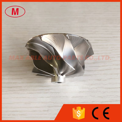 TB25 46.50/60.13mm 10+0 blades turbo milling/aluminum 2618/billet compressor wheel