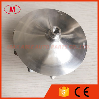 GTA45 80.00/106.50m 11+0 blades turbo milling/aluminum 2618/billet compressor wheel for Nissan 14201-00Z1D/712402-0000