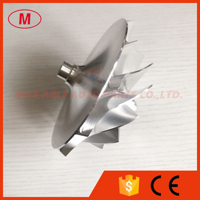GTA45 80.00/106.50m 11+0 blades turbo milling/aluminum 2618/billet compressor wheel for Nissan 14201-00Z1D/712402-0000