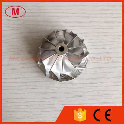 GTA15-25 43.00/56.03mm 11+0 blades turbo milling/aluminum 2618/billet compressor wheel