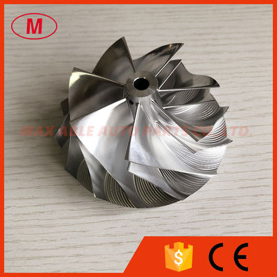 T04R 451470-0001 66.30/84.00mm 7+7 blades Turbocharger milling/aluminum 2618/billet compressor wheel for Racing 66.5/84