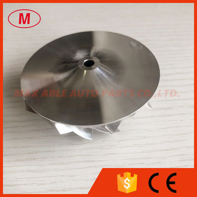 GT15-25 49.70/67.40mm 10+0 blades turbo milling/aluminum 2618/billet compressor wheel