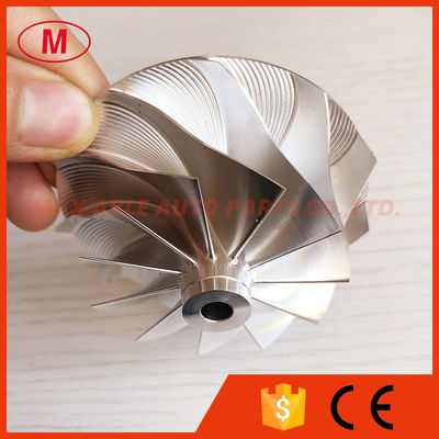 GT2871 452546-0005 53.11/70.98mm 11+0 blades bore:6.01mm turbo billet compressor wheel for 452546-0005/Trim 56