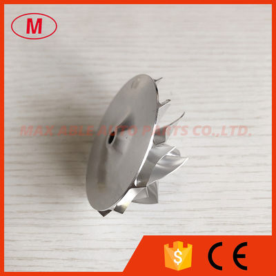 GTA15-25 43.41/56.02mm 6+6 blades high performance turbo milling/aluminum 2618/billet compressor wheel