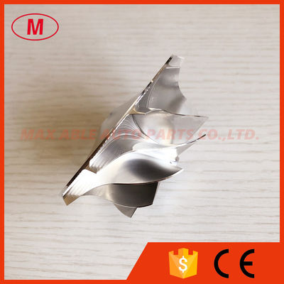 GT15-25 forward 56.50/77.00mm 10+0 blades high performance Turbo milling/aluminum 2618/billet compressor wheel