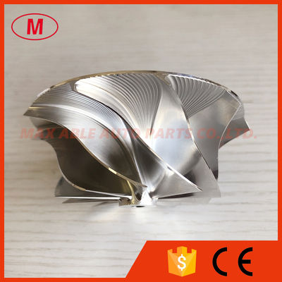 GT15-25 forward 56.50/77.00mm 10+0 blades high performance Turbo milling/aluminum 2618/billet compressor wheel