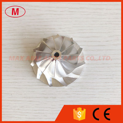 RHF4H 43.50/60.00mm 11+0 blades high performance turbo turbocharger aluminum 2618/milling/billet compressor wheel