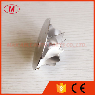 RHF4H 43.50/60.00mm 11+0 blades high performance turbo turbocharger aluminum 2618/milling/billet compressor wheel