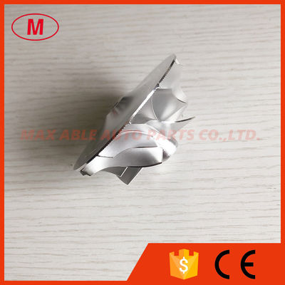 PT55 MIL0063, 22155, 00429 55.08/76.20mm 6+6blades point milling turbo milling/aluminum 2618/billet compressor wheel
