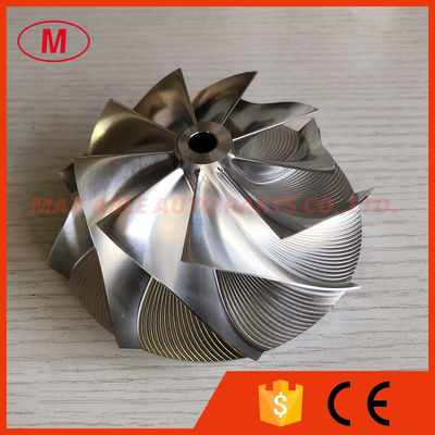 GTX4202 6418-4 75.83/102.75mm 9+0 blades performance racing turbocharger milling/aluminum 2618/Billet compressor wheel