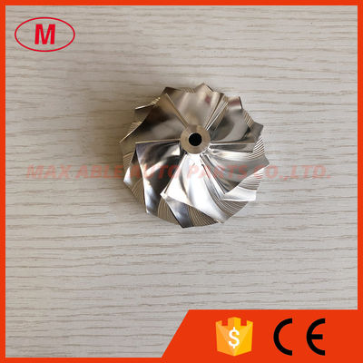 GT15-25 forward 47.10/63.40mm 6+6 blades high performance turbo milling/aluminum 2618/billet compressor wheel