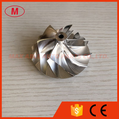 GT15-25 forward 47.10/63.40mm 6+6 blades high performance turbo milling/aluminum 2618/billet compressor wheel