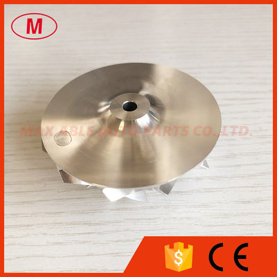 GT15-25 forward 47.10/63.40mm 6+6 blades high performance turbo milling/aluminum 2618/billet compressor wheel