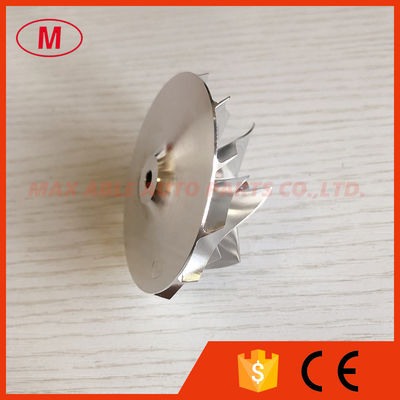 GT15-25 forward 47.10/63.40mm 6+6 blades high performance turbo milling/aluminum 2618/billet compressor wheel