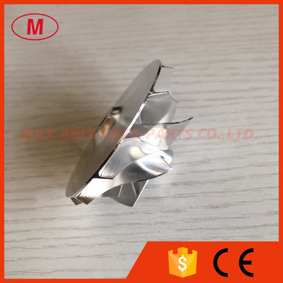 GT15-25 forward 47.10/63.40mm 6+6 blades high performance turbo milling/aluminum 2618/billet compressor wheel
