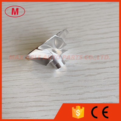 RHF3 25.50/36.95mm 4+4 blades milling/aluminum 2618/Billet compressor wheel for CIFU