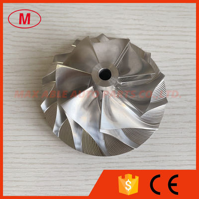 MP51 66.98/99.01mm 807575 7+7blades turbo aluminum 2618/milling/billet  compressor wheel