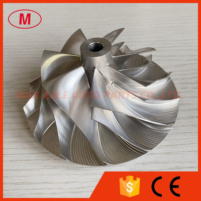 MP51 66.98/99.01mm 807575 7+7blades turbo aluminum 2618/milling/billet  compressor wheel