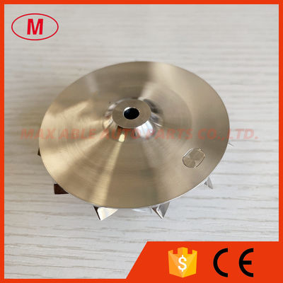 GT15-25 6+6 blades 45.80/63.50mm turbo milling/aluminum 2618/billet compressor wheel