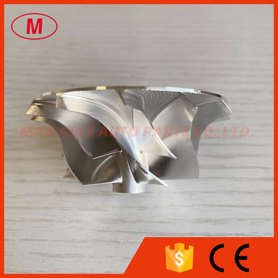 GT15-25 6+6 blades 45.80/63.50mm turbo milling/aluminum 2618/billet compressor wheel
