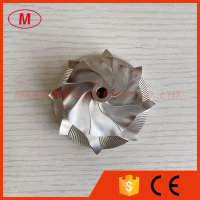 TD05H forward 50.00/67.00mm 8+0 blades  Point Milling, Snake Curve,Twisted Blade design, Performance billet wheel