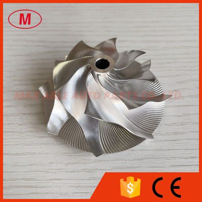 TD05H forward 50.00/67.00mm 8+0 blades  Point Milling, Snake Curve,Twisted Blade design, Performance billet wheel