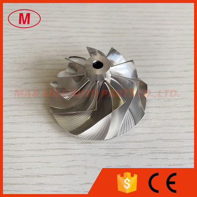 MGT2056 reverse 1217-02 42.27/56.02mm 9+0 Blades turbo aluminum 2618/Milling/billet compressor wheel for 851676-0004