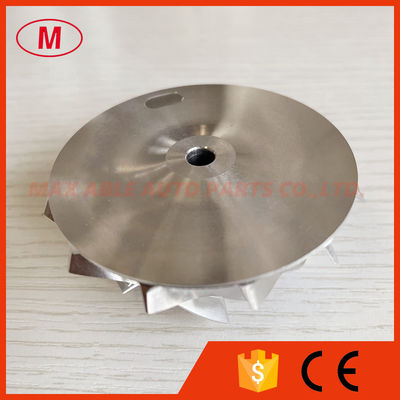 CT26 47.10/60.13mm 6+6 blades high performane Turbo aluminum 2618/milling/Billet compressor wheel