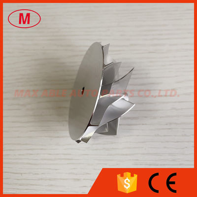 K16 5324-123-2202 49.52/61.98mm 6+6 blades high performance milling/aluminum 2618/billet compressor wheel