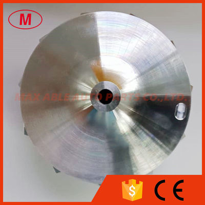HX40 60.00/85.00mm 11+0 blades point milling high performance Turbocharger milling/Aluminum 2618/billet compressor wheel