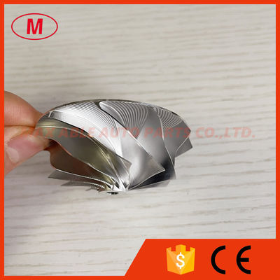 K04 11+0 blades 48.50/61.00mm Point Milling Snake Curve Performance Twisted Blade Design billet compressor wheel
