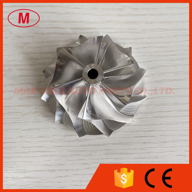 GT3071R 51.17/70.98mm 6+6 blades high performance racing turbocharger milling/aluminum 2618/billet compressor wheel