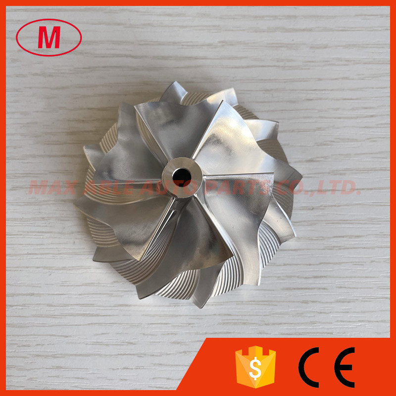 GT15-25 reverse 51.00/71.00mm 6+6 blades high performance milling/aluminum 2618/billet compressor wheel