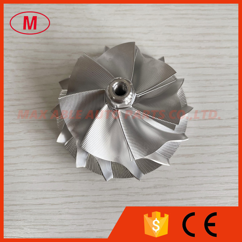 PTE64 64.40/82.00mm 7+7 blades A22264 / 00130 point milling turbocharger milling/aluminum 2618/billet compressor wheel
