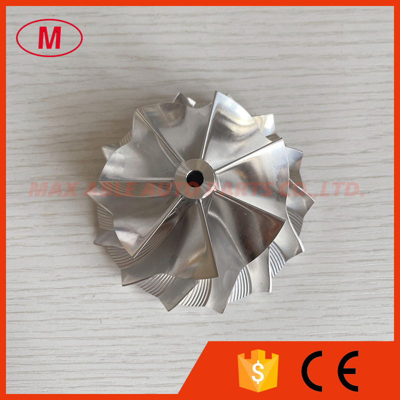 K16 reverse 7+7 blades 62.00/82.00mm High performance Turbo milling/aluminum 2618/Billet compressor wheel