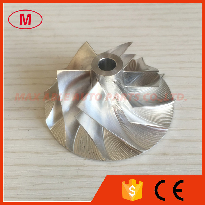 CT20 17291-54060 38.69/57.00mm 6+6 blades turbocharger billet compressor wheel for TOYOTA