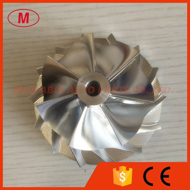 S300 316538 64.49/88.55mm 7+7 blades turbocharger billet compressor wheel for BENZ 318974