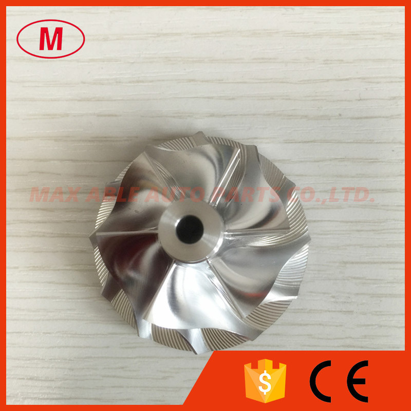 RHF4 37.36/50.00mm 6+6 blades Turbocharger milling/aluminum 2618/billet compressor wheel