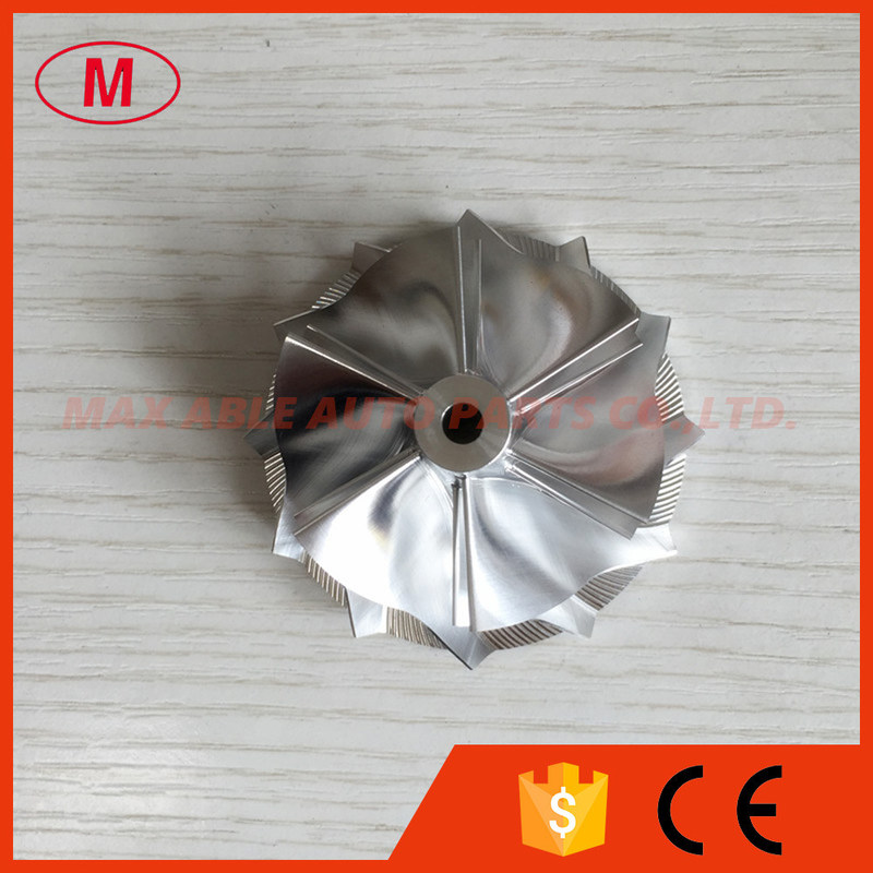 K04 5306-123-2014  46.39/56.08mm 6+6 blades aluminum 2618/billet compressor wheel for 5304-970-0064