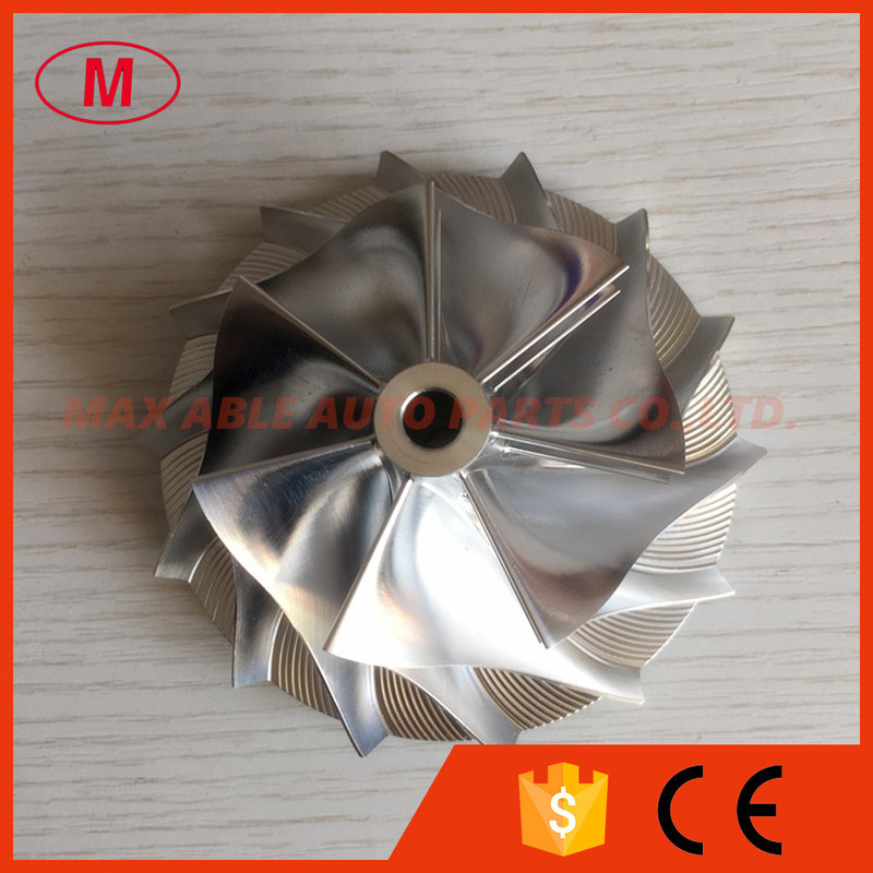 HX40 60.03/85.98mm 7+7 blades high performance Turbocharger aluminum 2618/milling/billet compressor wheel