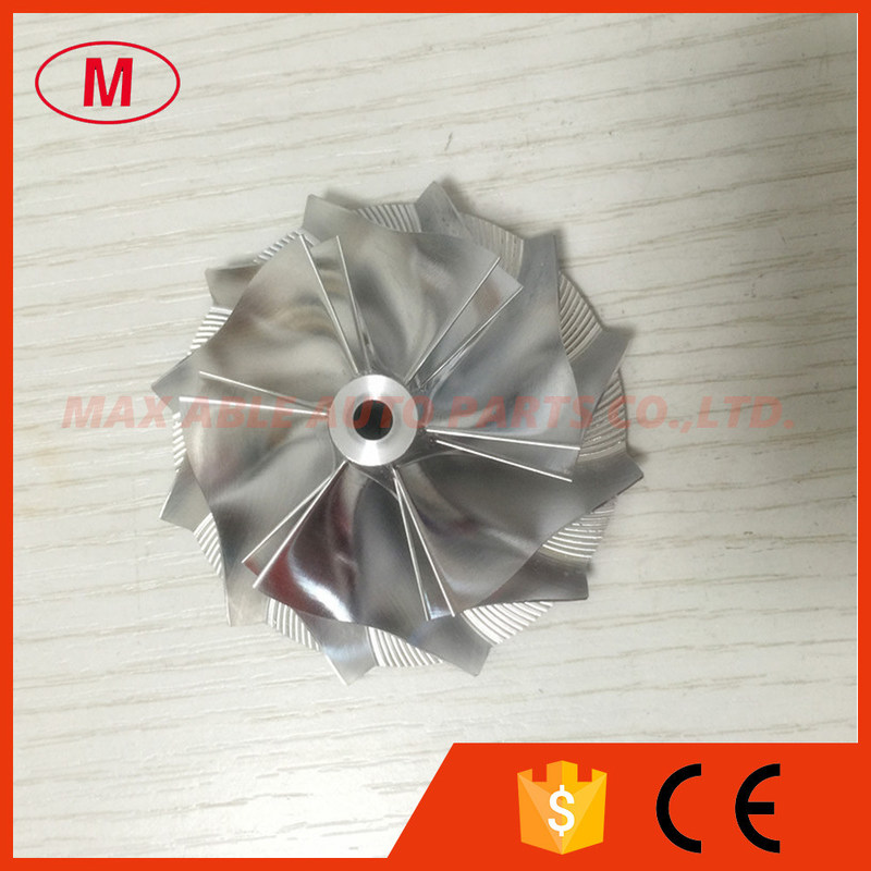 TD05H 20G 49179-43400 52.56/68.01mm 6+6 BLADES Turbocharger performance high blade aluminum 2618/billet compressor wheel