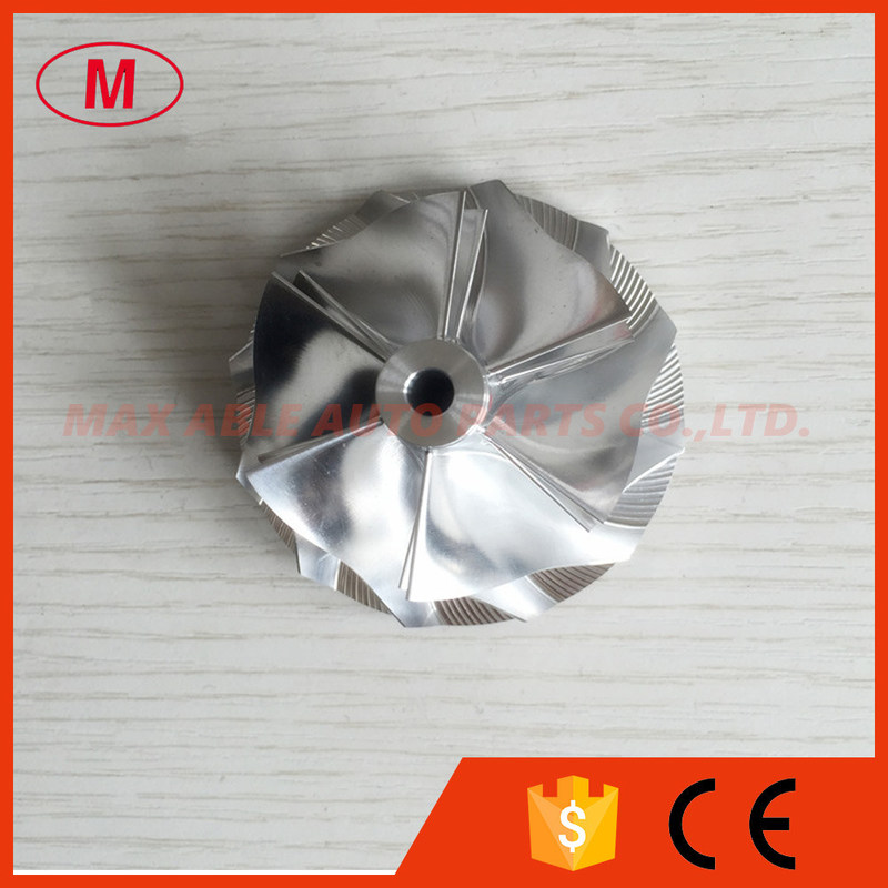 RHF5 46.50/59.94mm 6+6 blades aluminum 2618/milling/billet compressor wheel