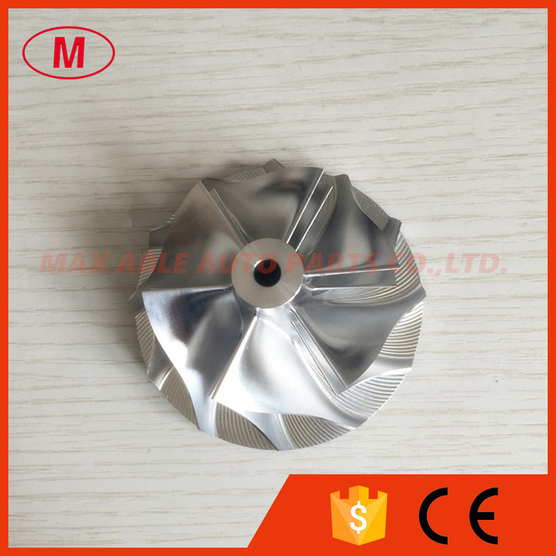 GT15-25 50.20/65.00mm 6+6 Blades 702549-0008HF V1 turbo milling/billet compressor wheel