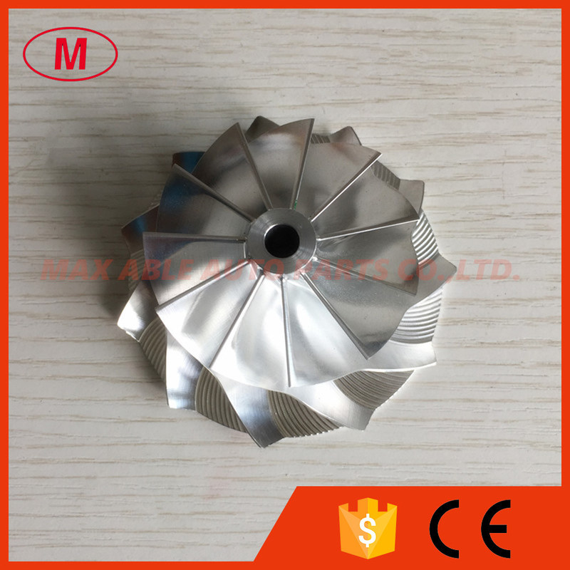 CT26 11+0 blades 53.11/71.00mm high performance Turbo aluminum 2618/Billet compressr wheel