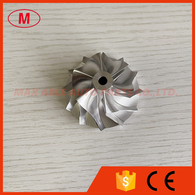 GT15-25 436322-0020 38.56/52.02mm 6+6 blades high performance Turbocharger milling/aluminum 2618/billet compressor wheel