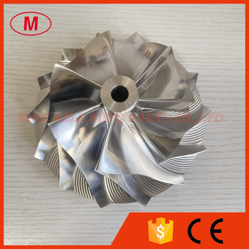 HX82 3533704 98.90/141.05mm 7+7 blades Turbo milling/aluminum 2618/billet compressor wheel for 4027380/4027315/3580225