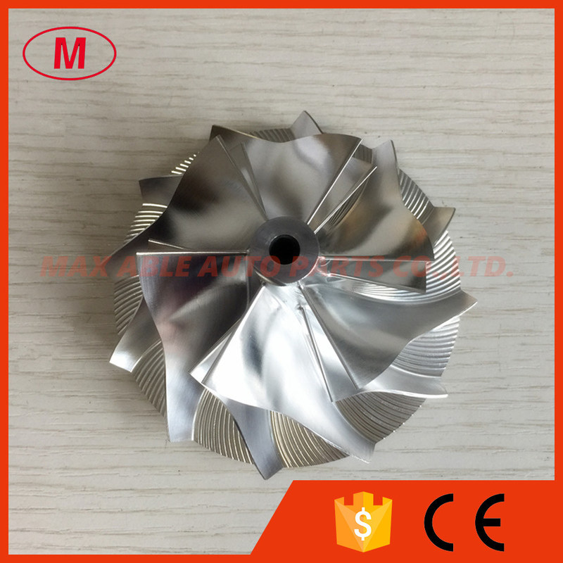 T04E 6+6 blades 62.80/88.00mm turbocharger milling/aluminum 2618/billet compressor wheel for racing