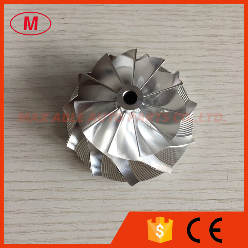 RHF5HB 50.39/68.01mm 11+0 blades Turbocharger milling/aluminum 2618/billet compressor wheel