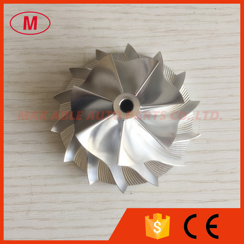 TD04HL 44.00/62.00mm 7+7 blades high performance Turbocharger milling/aluminum 2618/billet compressor wheel