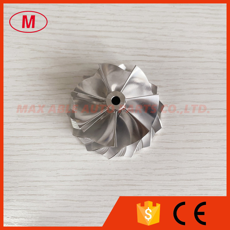 RHF5 reverse 7+7blades 52.00/63.00mm high performance turbo milling/aluminum 2618/billet compressor wheel